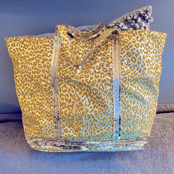 COPY - Vanessa Bruno Las Cabás Cow Calf Sequin To… - Picture 1 of 4